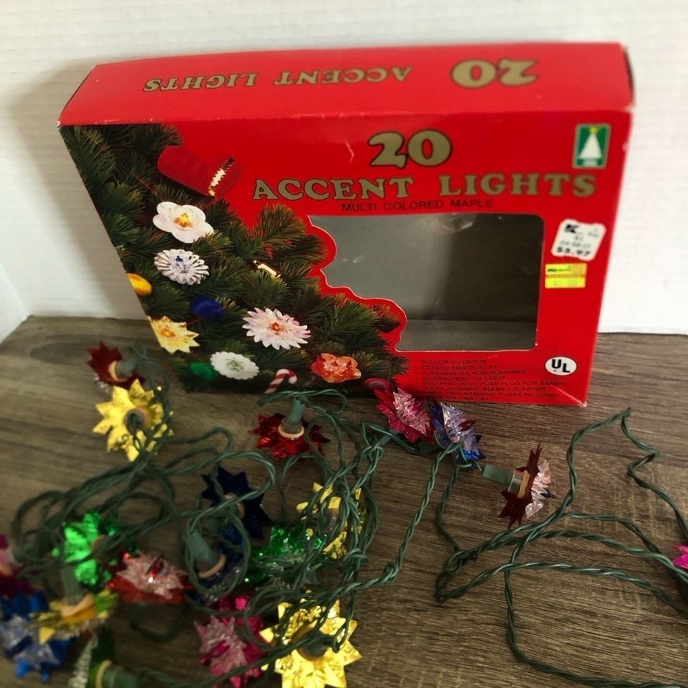 Vtg Multicoloured String Lights - Picture 3 of 13